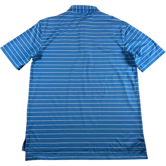 Peter Millar "The Island Golf Club” Summer Comfort Men’s Striped Polo – Size M - Picture 2 of 8